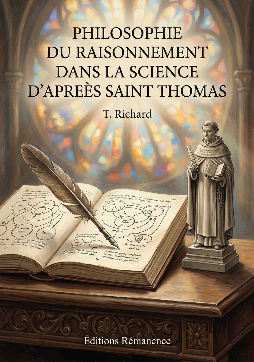 Philosophie du raisonnement dans la science d'apreès Saint Thomas - T. Richard (Couverture)