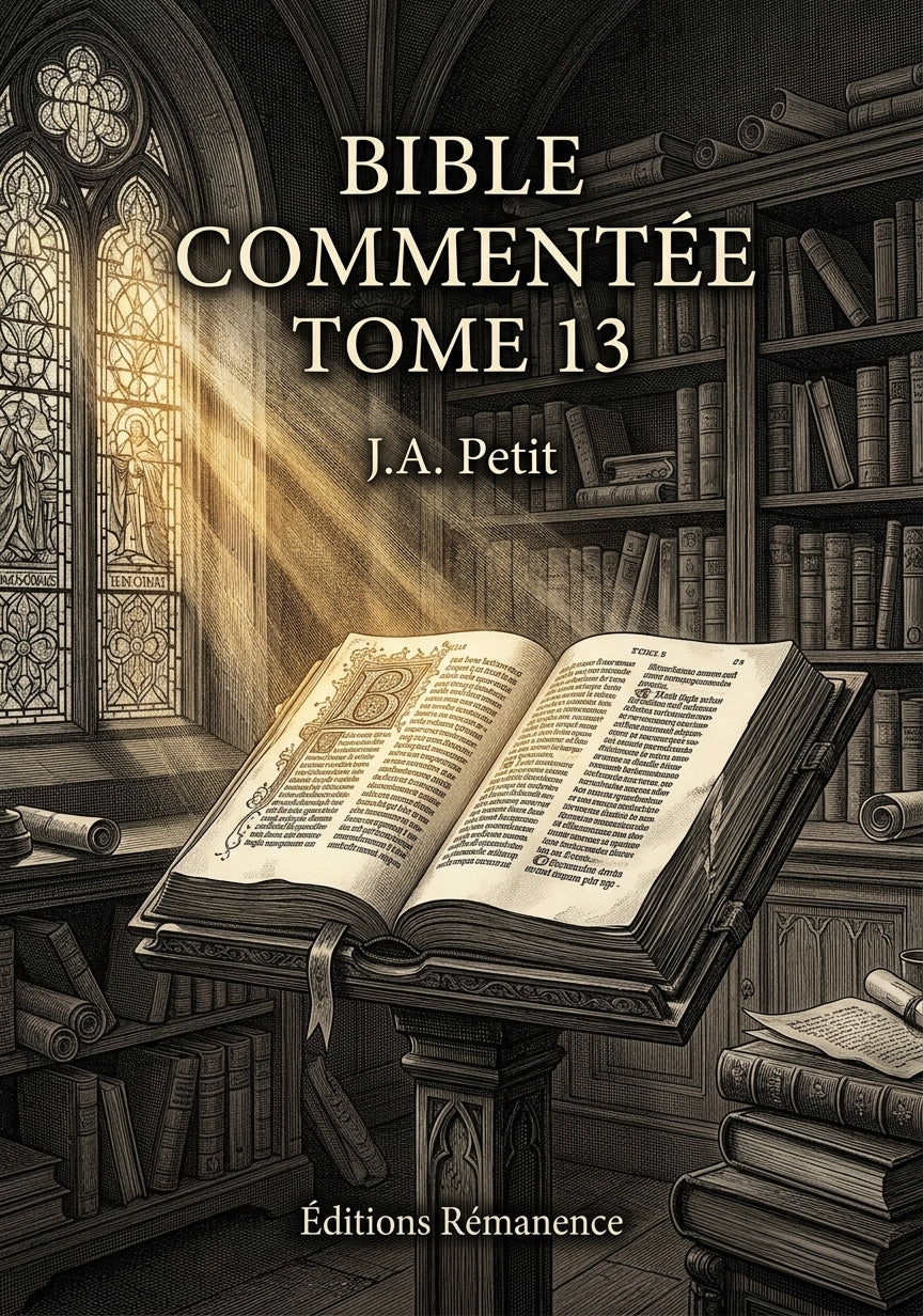 Bible commentée Tome 13 - J.A. Petit (Couverture)