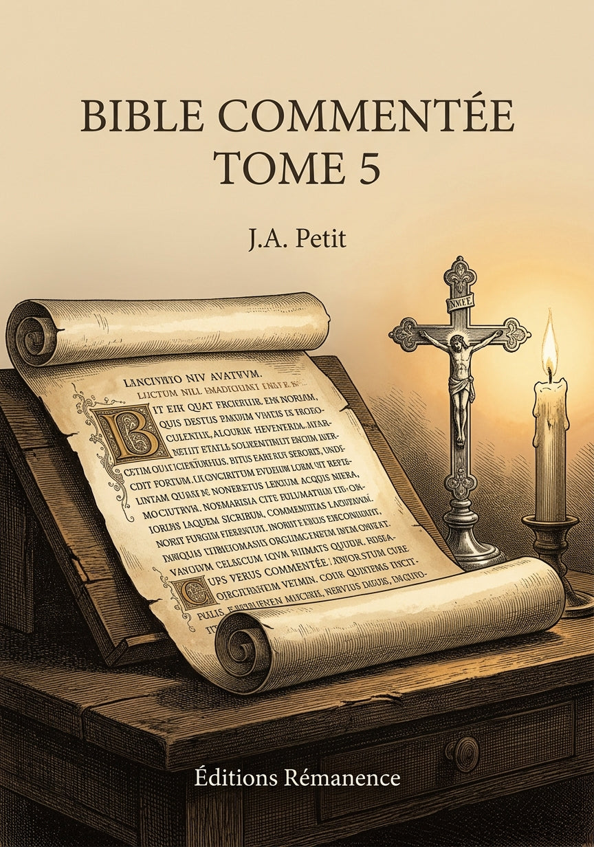 Bible commentée Tome 5 - J.A. Petit (Couverture)