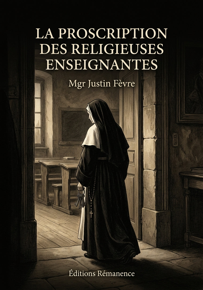 La proscription des religieuses enseignantes - Mgr Justin Fèvre (Couverture)