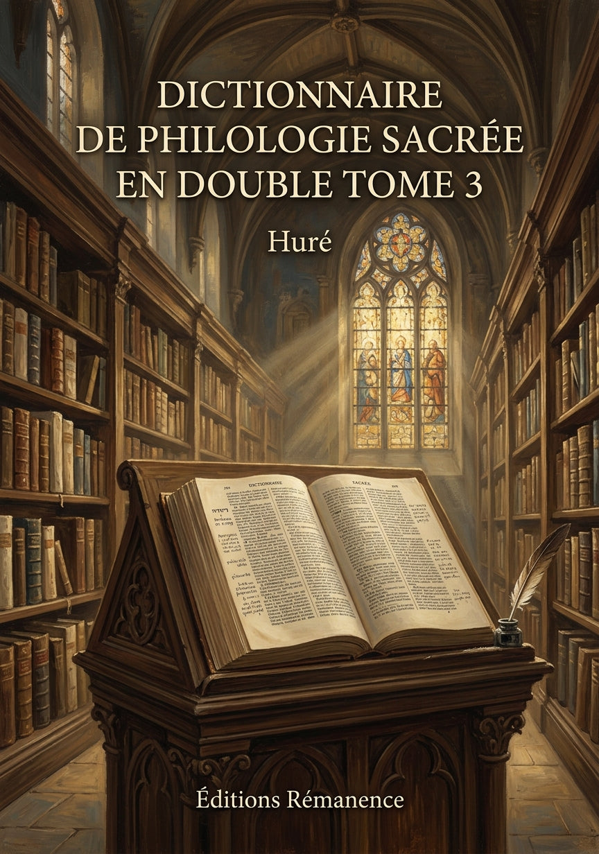 Dictionnaire de philologie sacrée en double Tome 3 - Huré (Couverture)