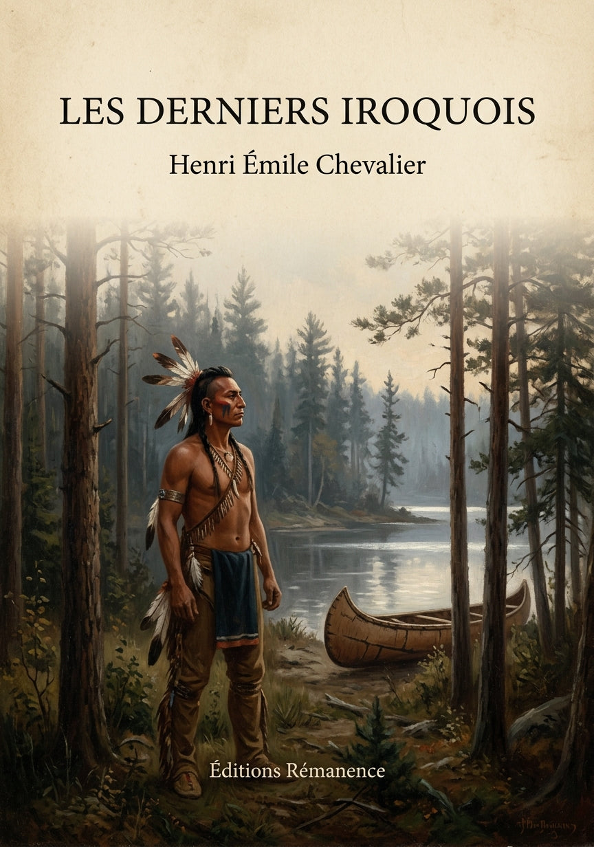 Les derniers Iroquois - Henri Émile Chevalier (Couverture)
