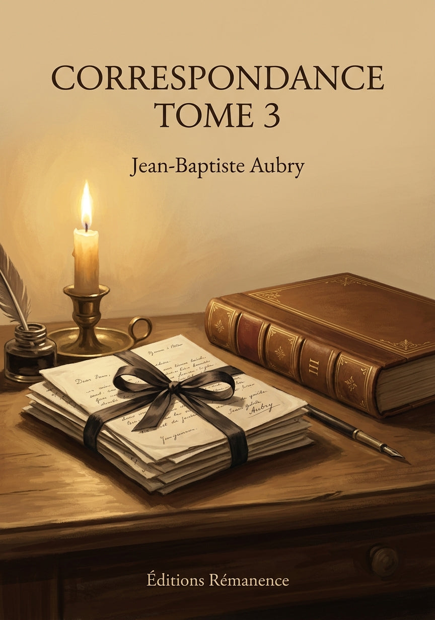 Correspondance Tome 3 - Jean-Baptiste Aubry (Couverture)