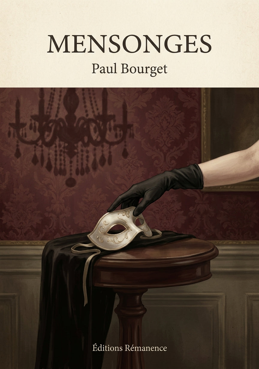 Mensonges - Paul Bourget (Couverture)