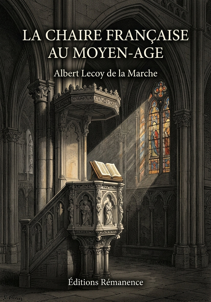 La chaire française au Moyen-Age - Albert Lecoy de la Marche (Couverture)