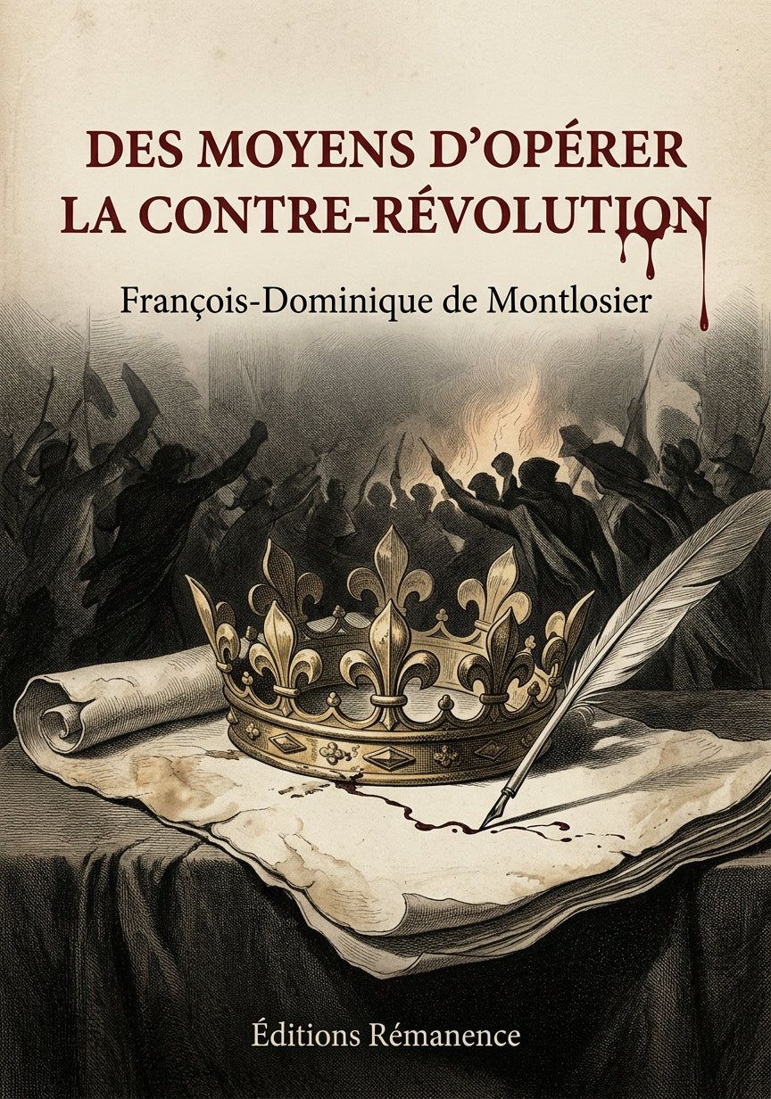 Des moyens d'opérer la contre-révolution - François-Dominique de Montlosier (Couverture)