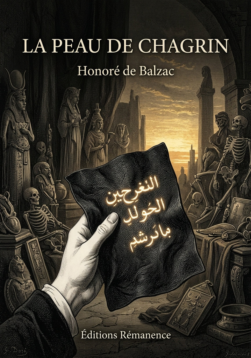 La peau de chagrin - Honoré de Balzac (Couverture)
