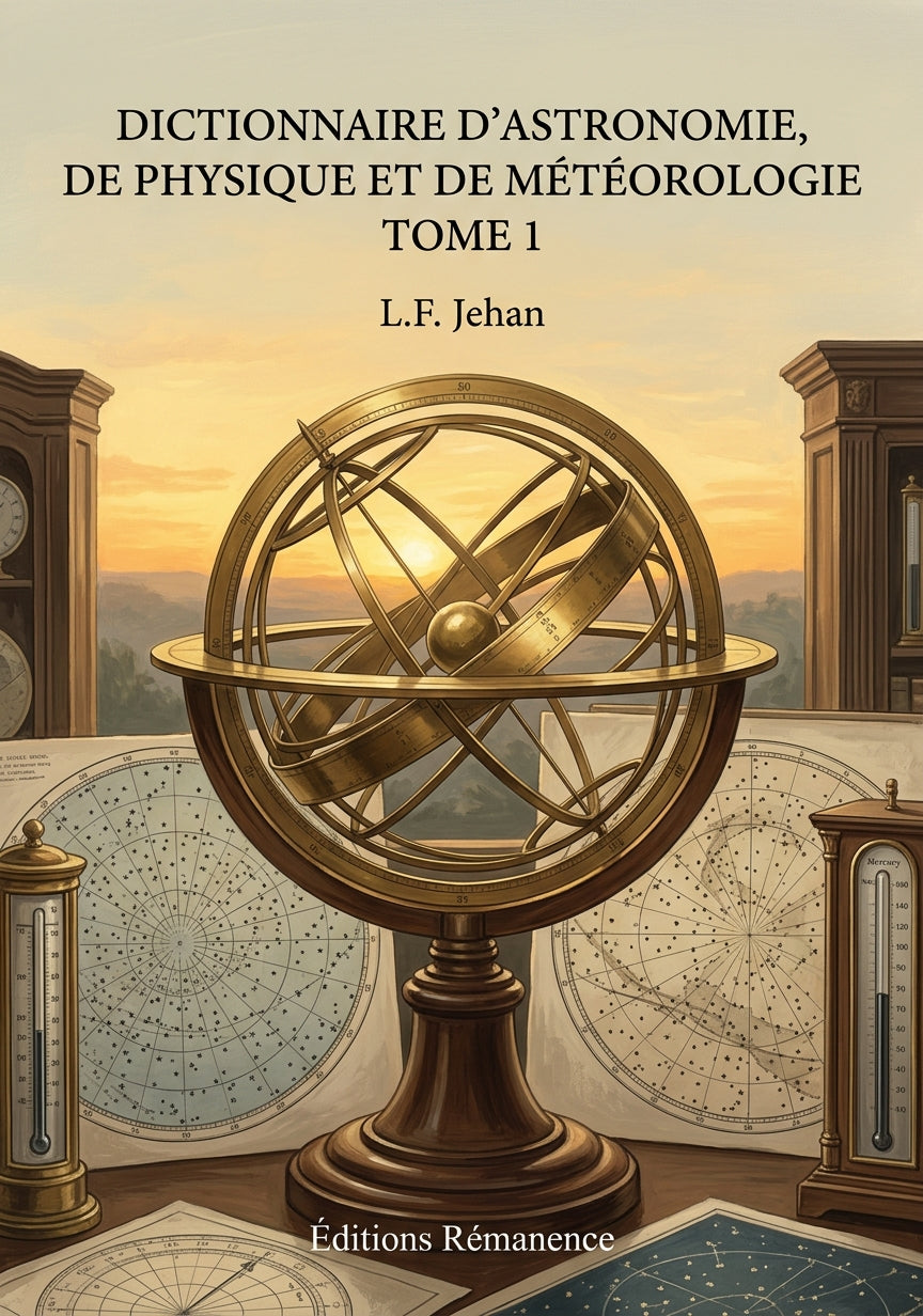 Dictionnaire d'astronomie, de physique et de météorologie Tome 1 - L.F. Jehan (Couverture)