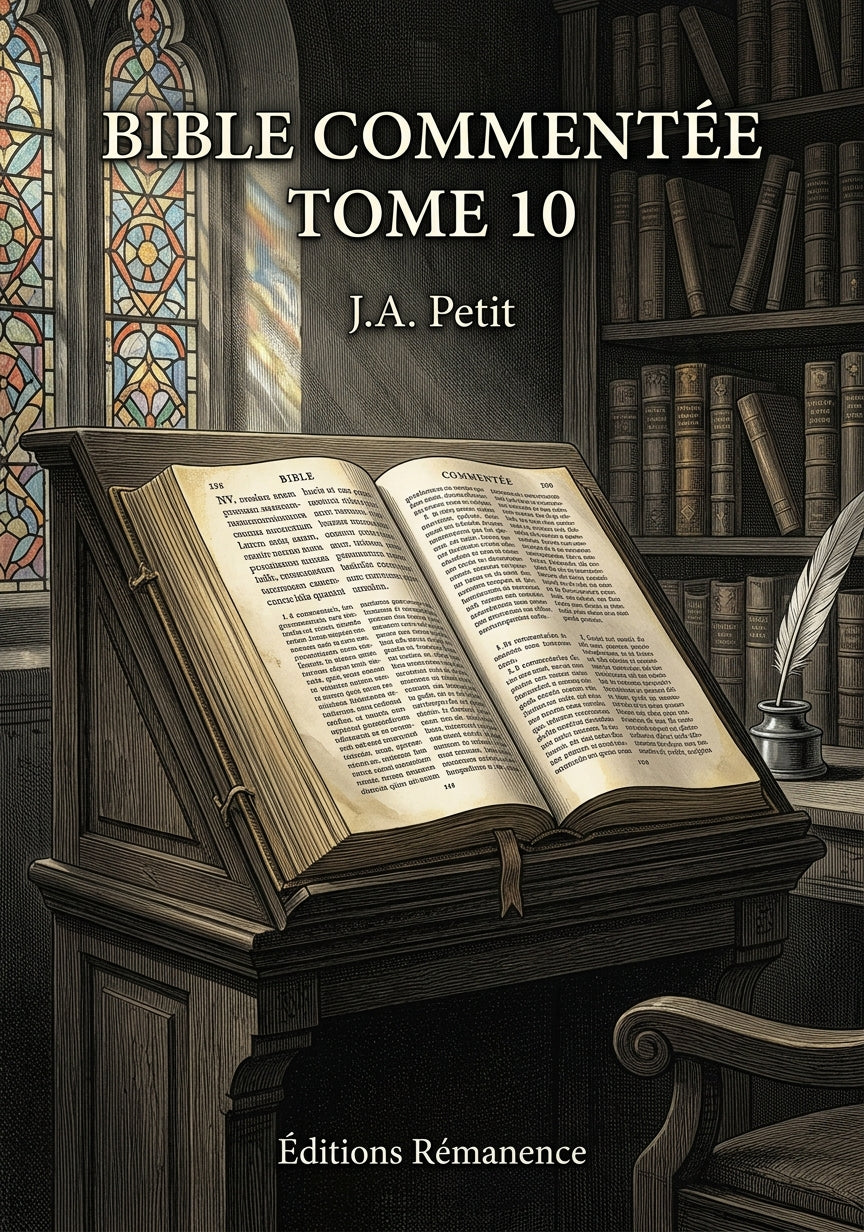 Bible commentée Tome 10 - J.A. Petit (Couverture)