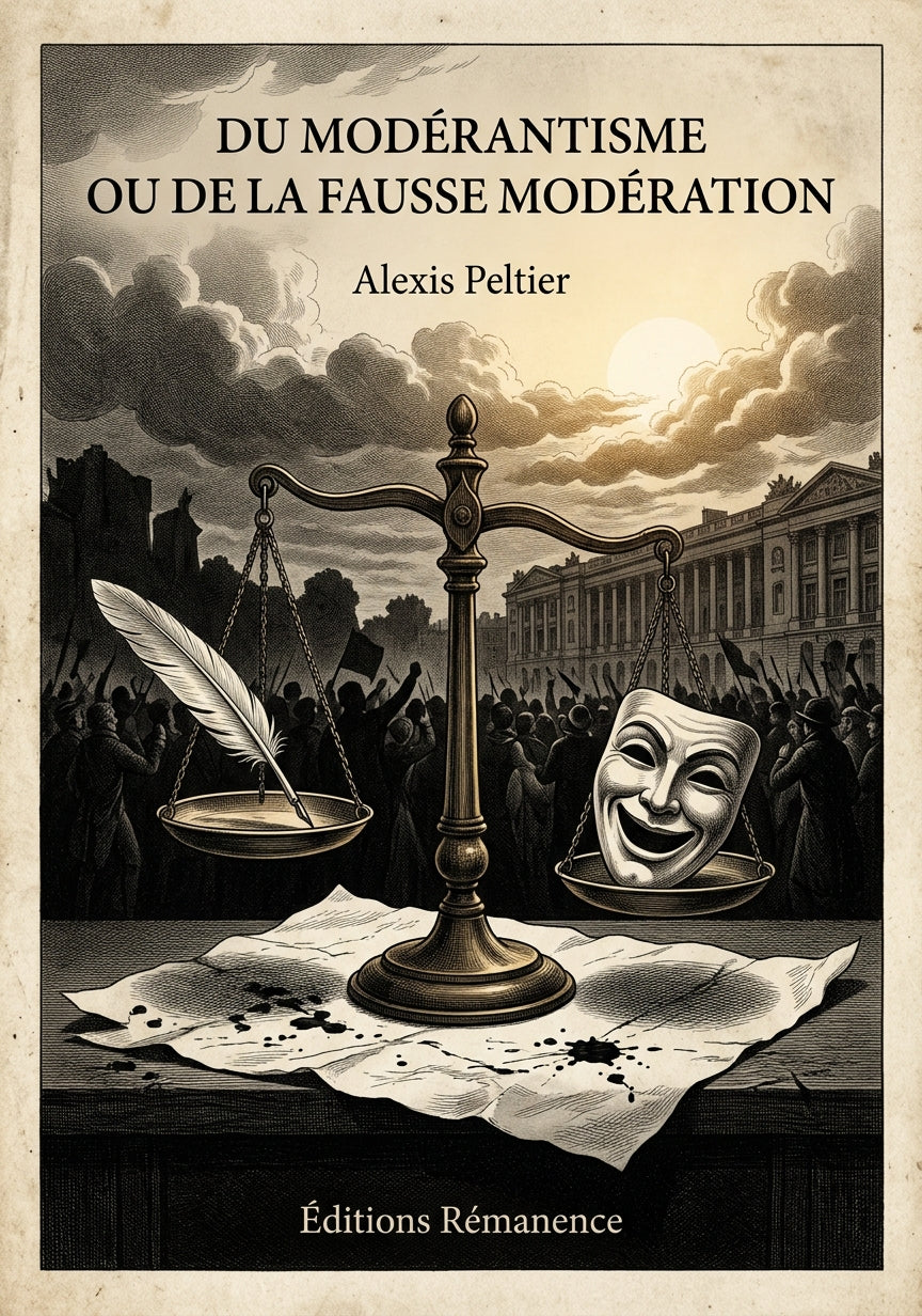 Du modérantisme ou de la fausse modération - Alexis Peltier (Couverture)