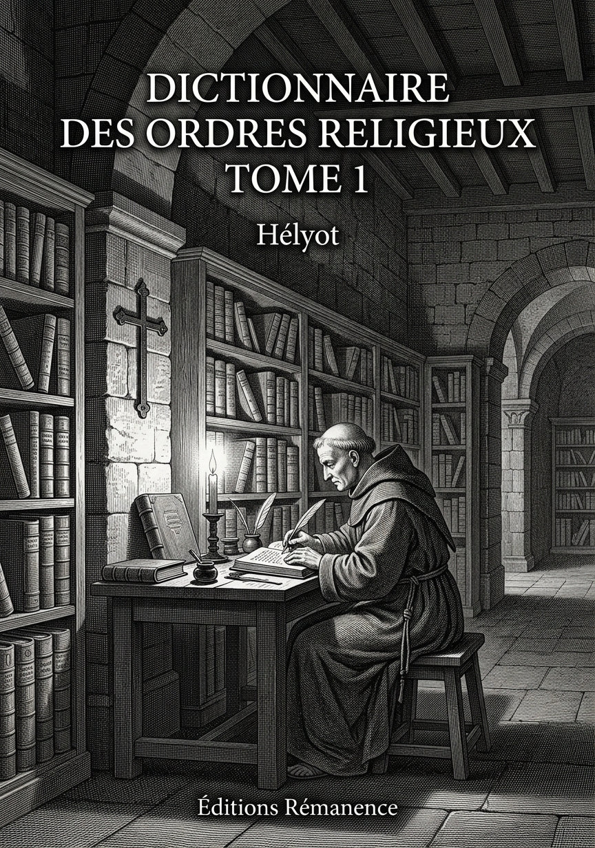 Dictionnaire des ordres religieux Tome 1 - Hélyot (Couverture)
