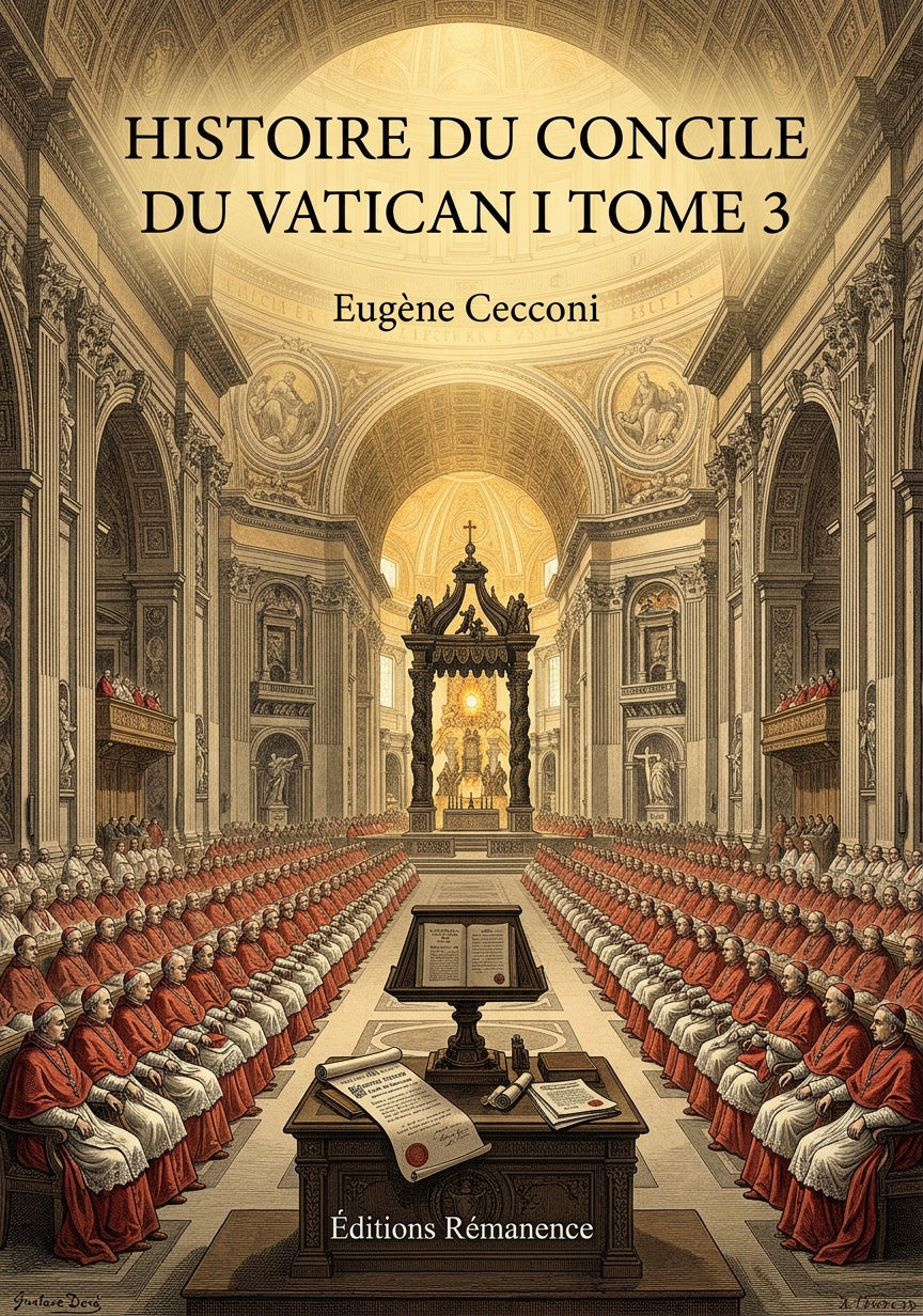 Histoire du concile du Vatican I Tome 3 - Eugène Cecconi (Couverture)