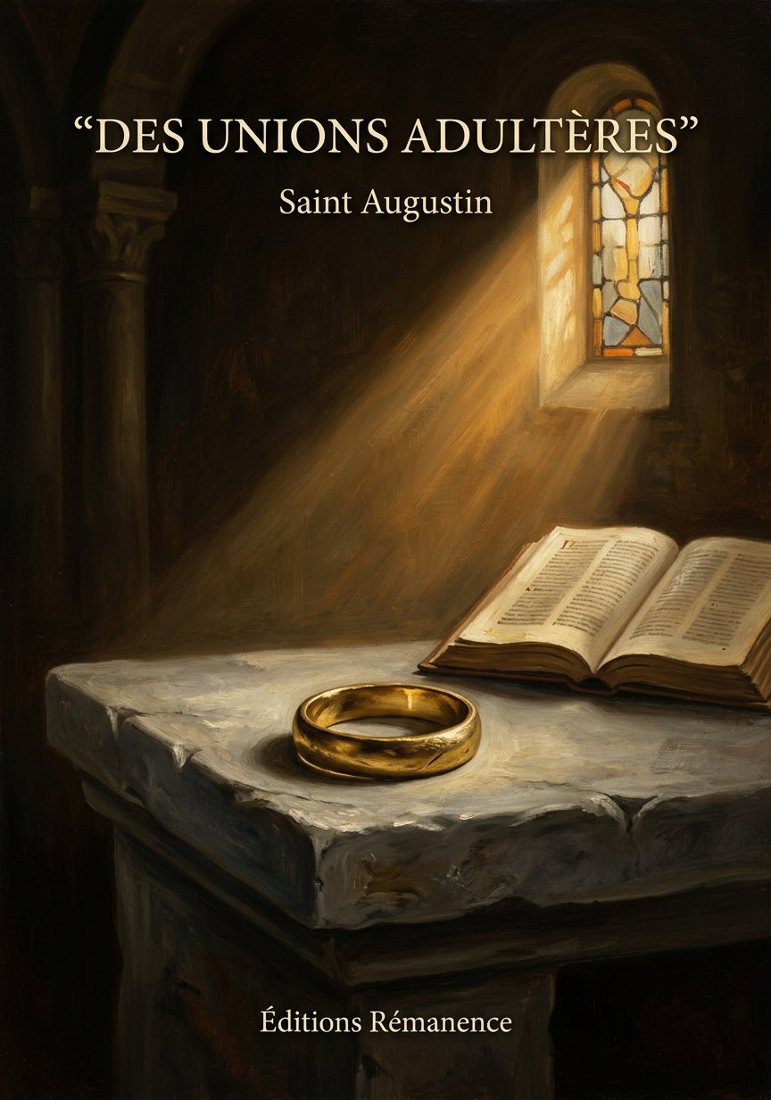 Des unions adultères - Saint Augustin (Couverture)