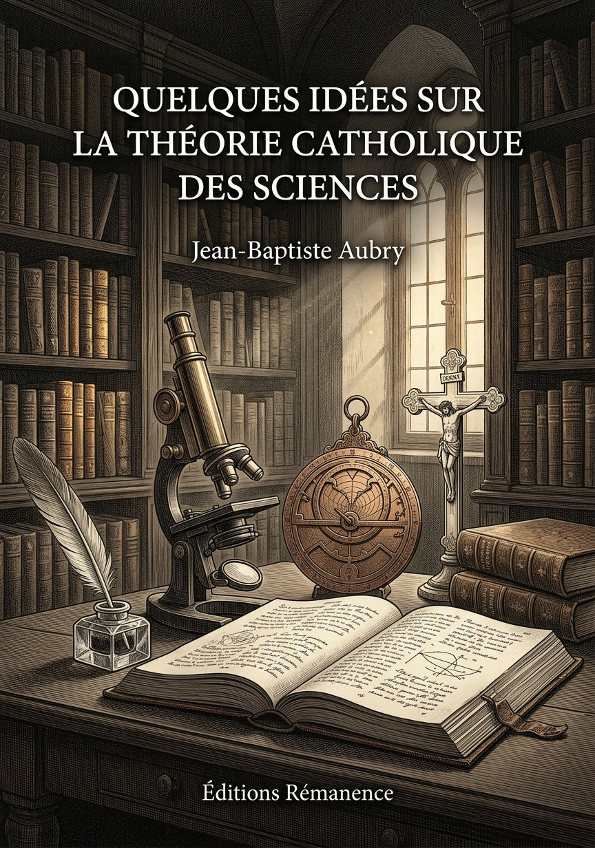 Quelques idées sur la théorie catholique des sciences - Jean-Baptiste Aubry (Couverture)