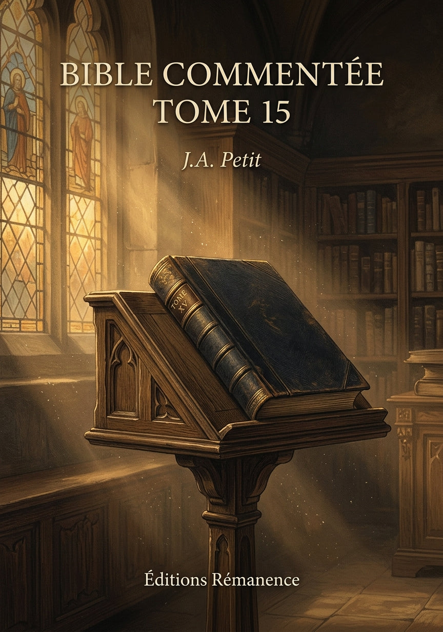 Bible commentée Tome 15 - J.A. Petit (Couverture)