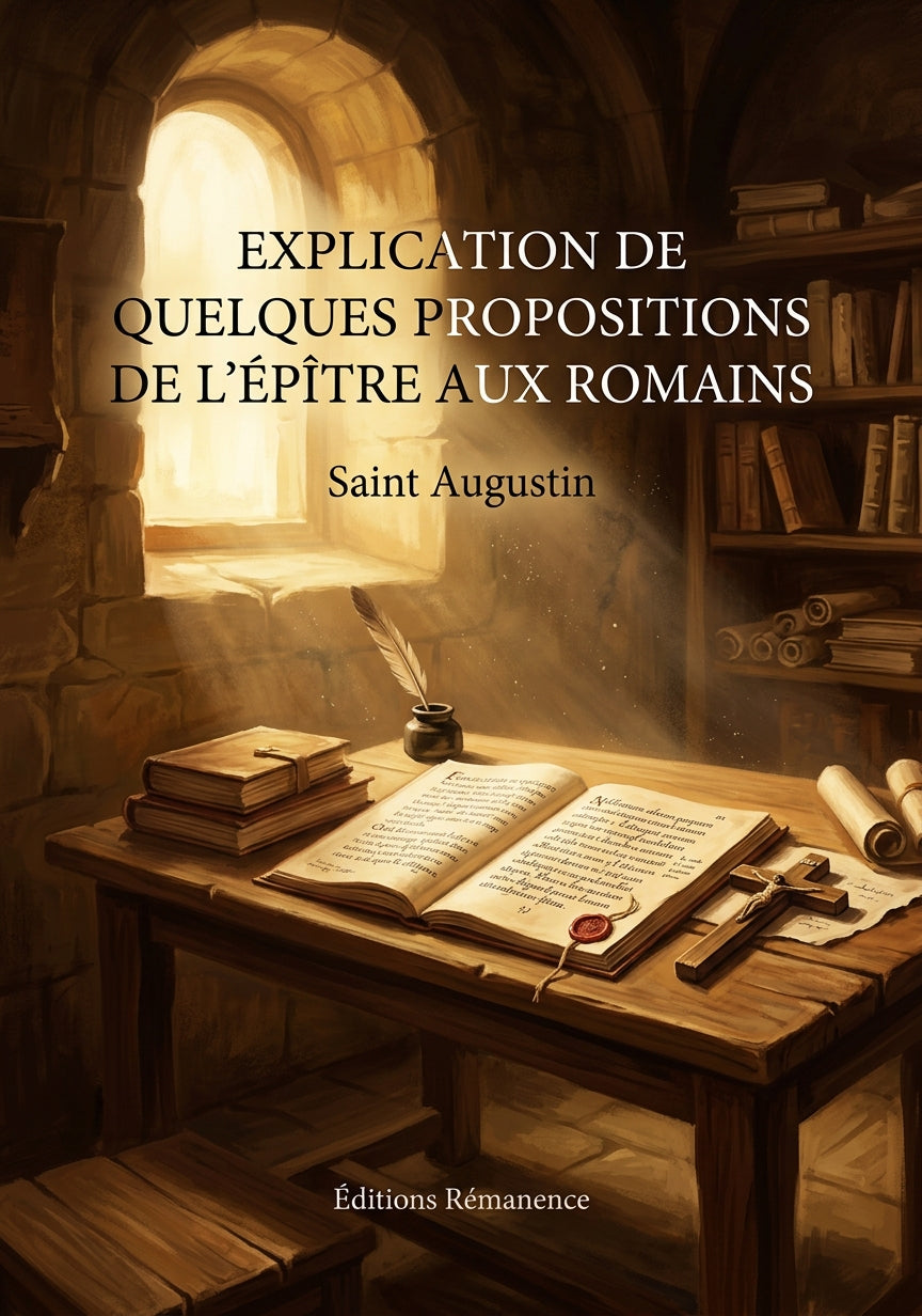 Explication de quelques propositions de l'épître aux Romains - Saint Augustin (Couverture)