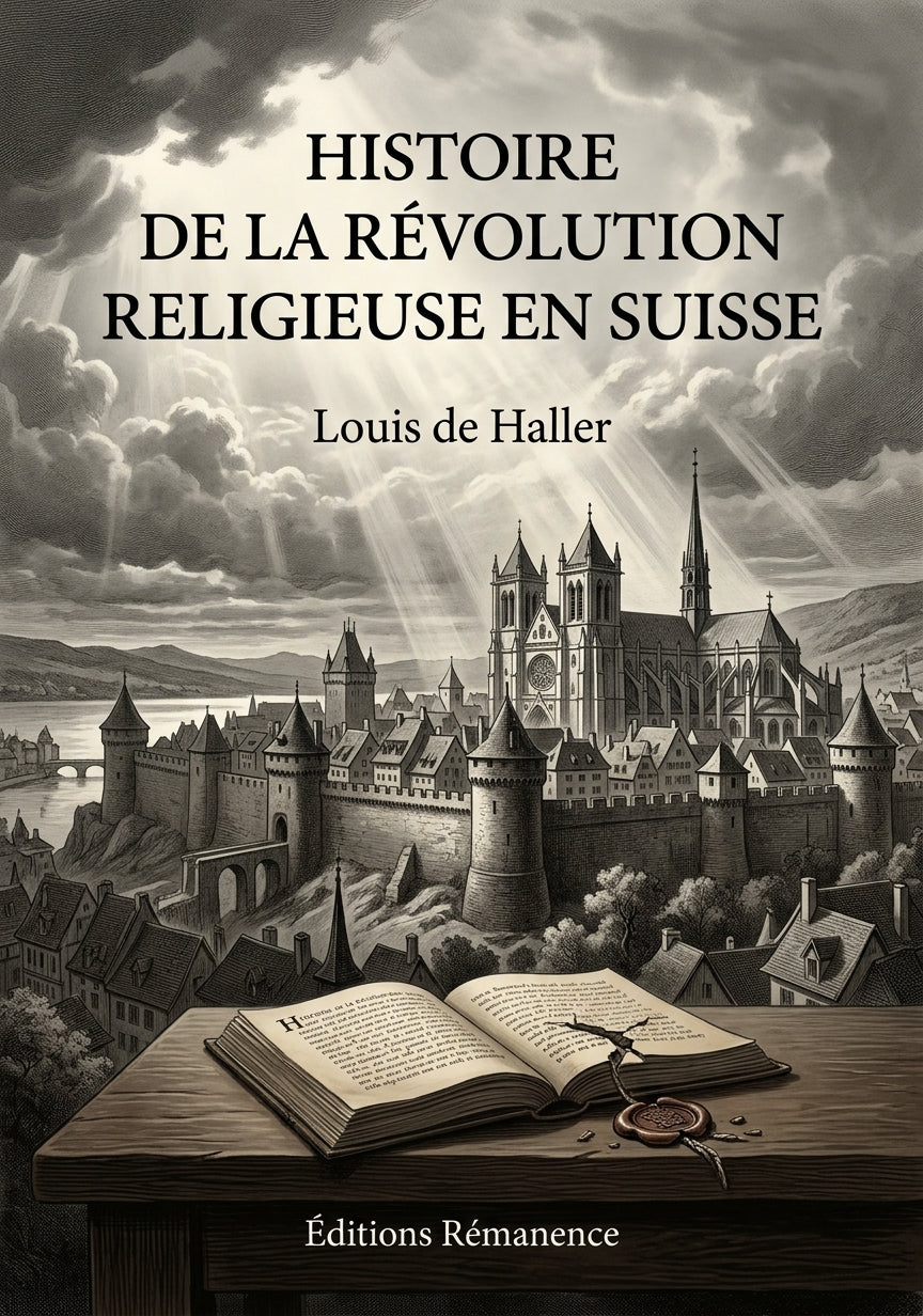 Histoire de la révolution religieuse en Suisse - Louis de Haller (Couverture)