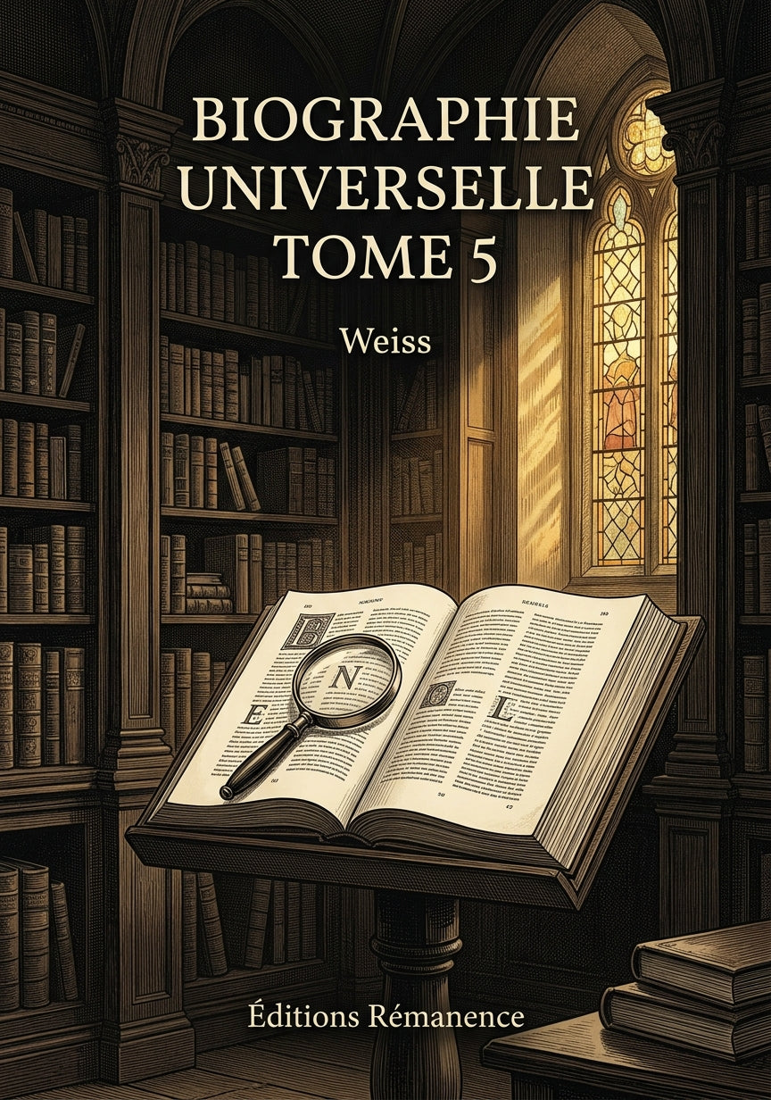 Biographie universelle Tome 5 - Weiss (Couverture)