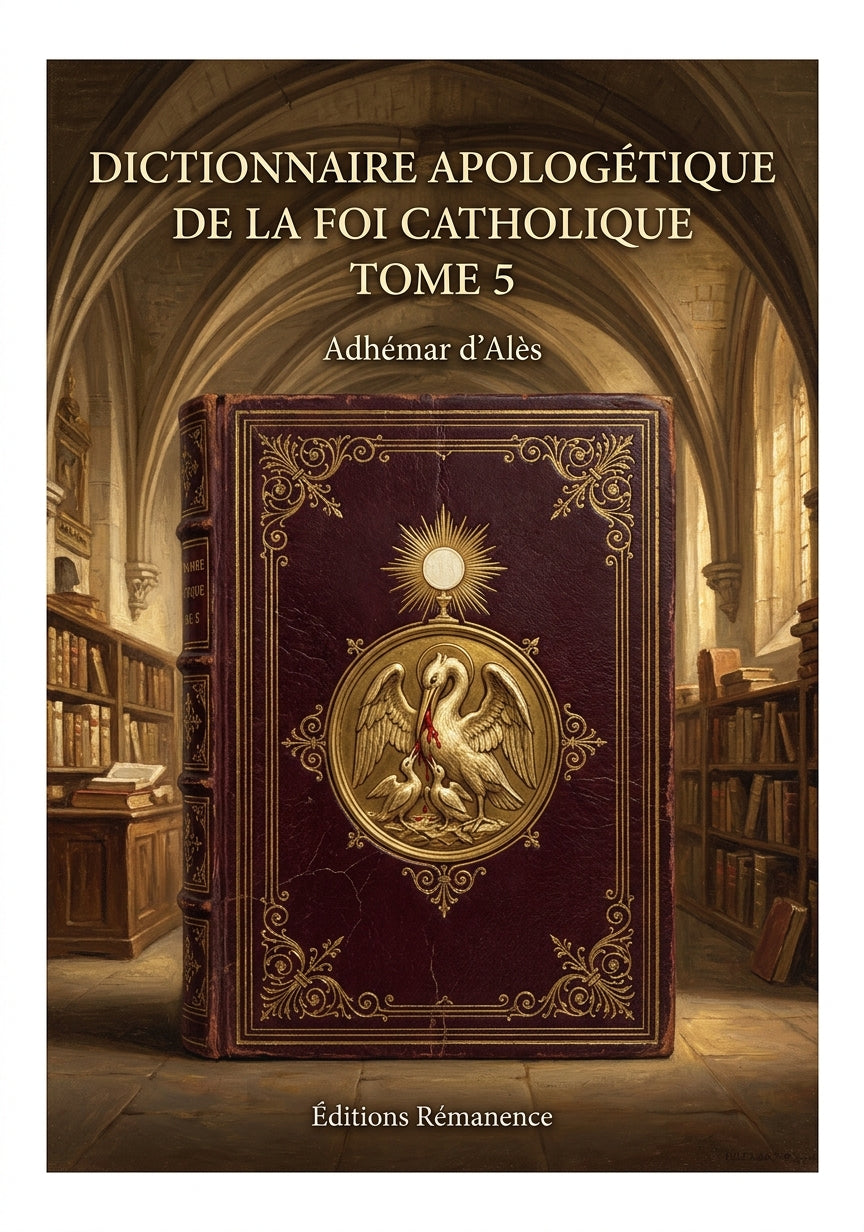 Dictionnaire apologétique de la foi catholique Tome 5 - Adhémar d'Alès (Couverture)
