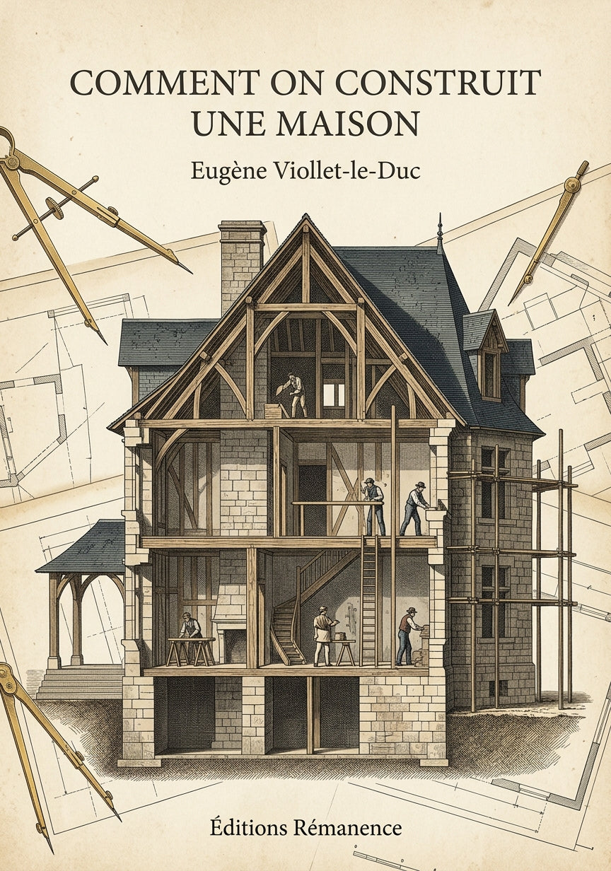 Comment on construit une maison - Eugène Viollet-le-Duc (Couverture)