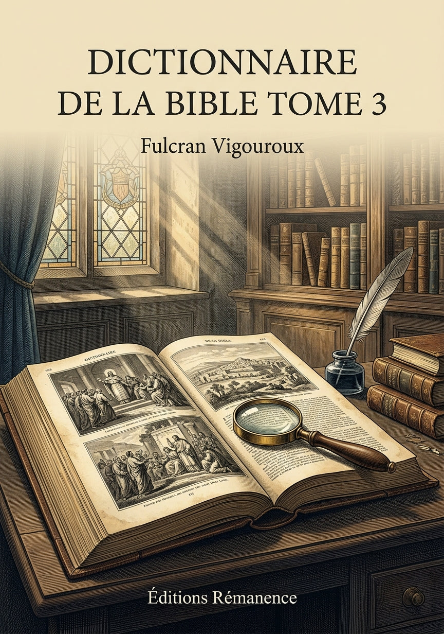 Dictionnaire de la Bible Tome 3 - Fulcran Vigouroux (Couverture)