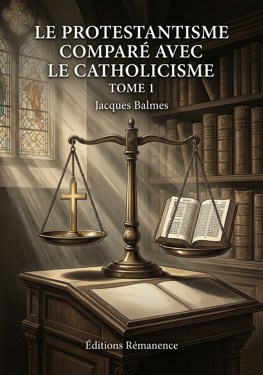 Le protestantisme comparé avec le catholicisme Tome 1 - Jacques Balmes (Couverture)