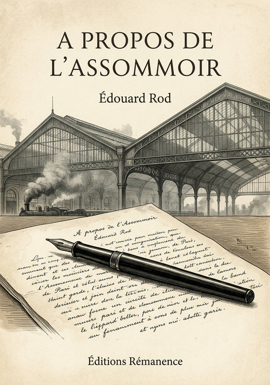 A Propos de l'Assommoir - Édouard Rod (Couverture)