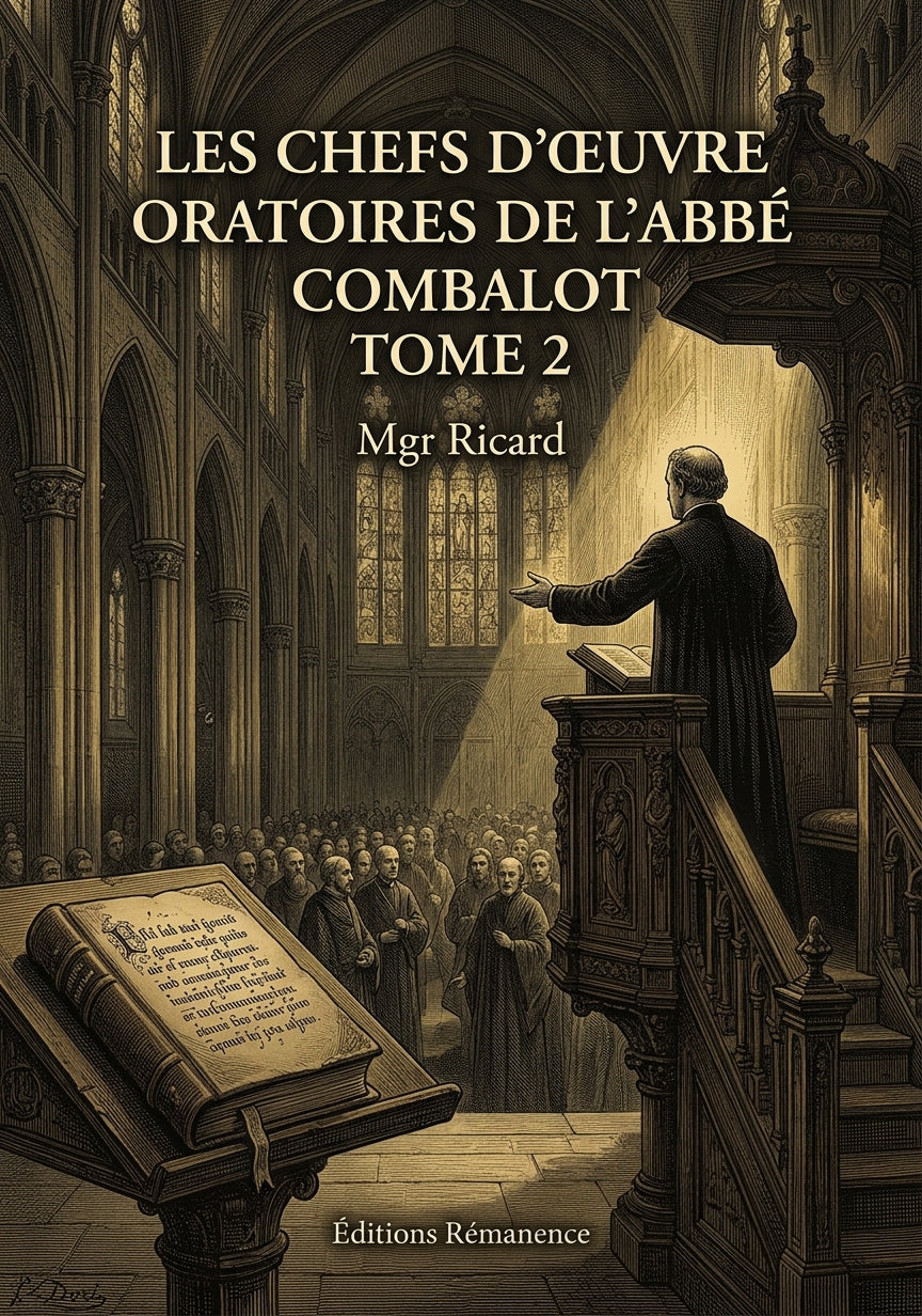 Les chefs d'oeuvre oratoires de l'abbé Combalot Tome 2 - Mgr Ricard (Couverture)