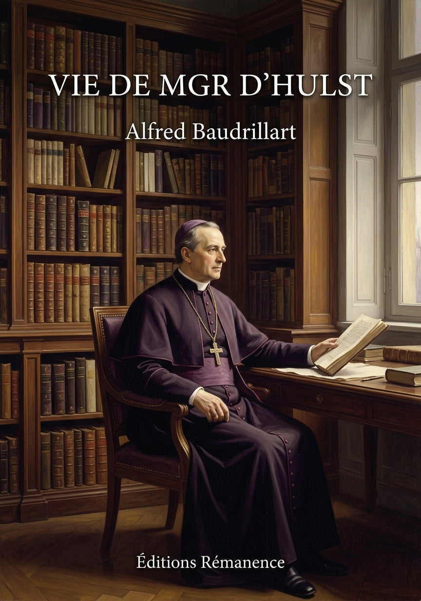 Vie de Mgr d'Hulst - Alfred Baudrillart (Couverture)