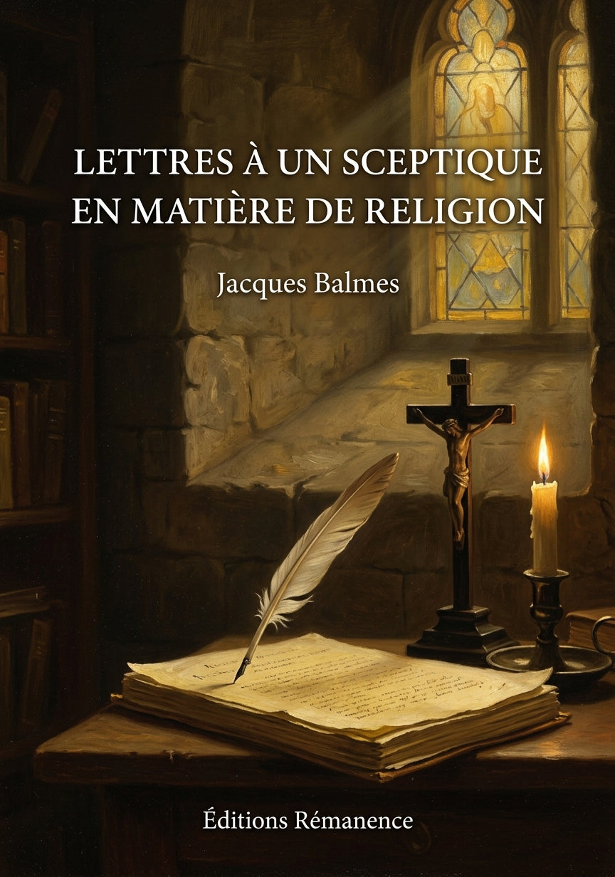 Lettres à un sceptique en matière de religion - Jacques Balmes (Couverture)