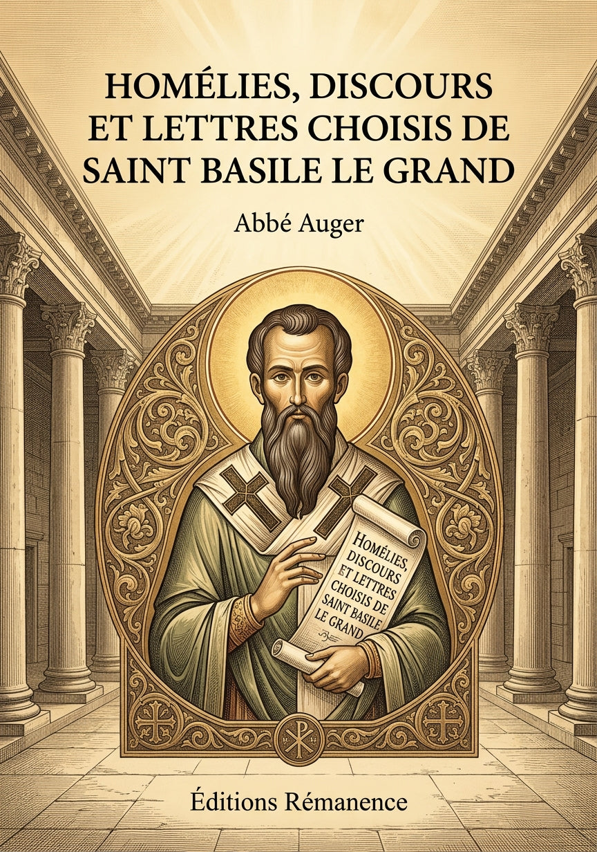 Homélies, discours et lettres choisis de saint Basile le Grand - Abbé Auger (Couverture)