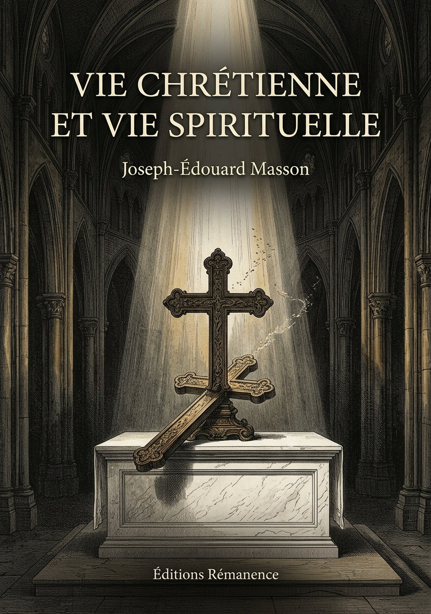 Vie chrétienne et vie spirituelle - Joseph-Édouard Masson (Couverture)