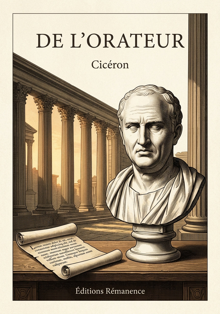 De l'orateur - Cicéron (Couverture)