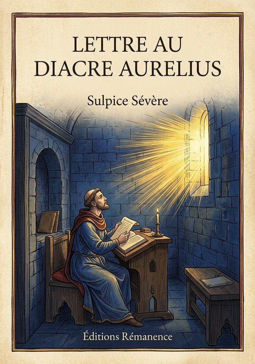 Lettre au diacre Aurelius - Sulpice Sévère (Couverture)