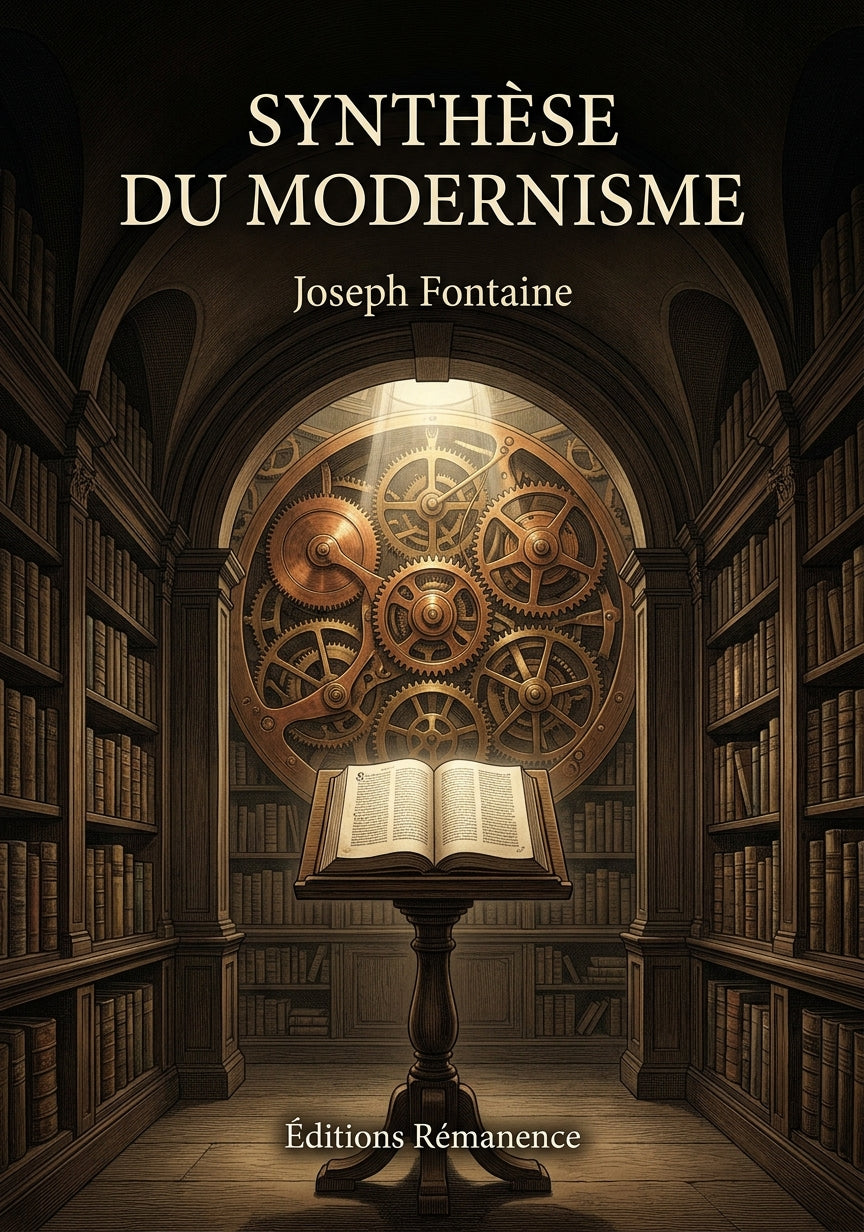 Synthèse du modernisme - Joseph Fontaine (Couverture)