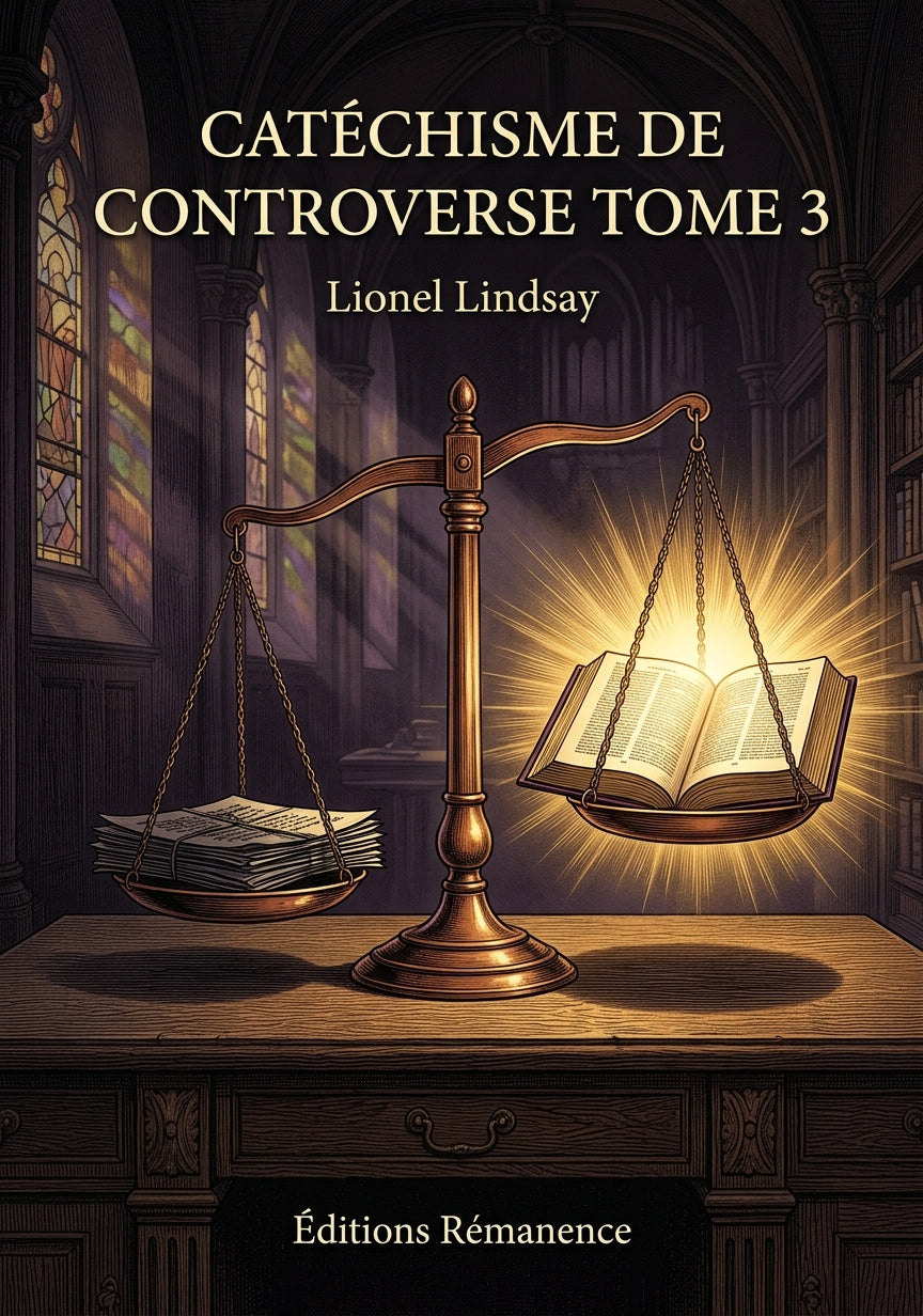 Catéchisme de controverse Tome 3 - Lionel Lindsay (Couverture)