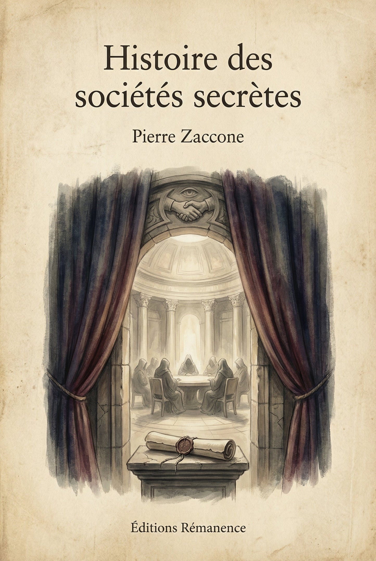 Couverture du livre Histoire des sociétés secrètes par Pierre Zaccone - Édition de référence sur l'ésotérisme