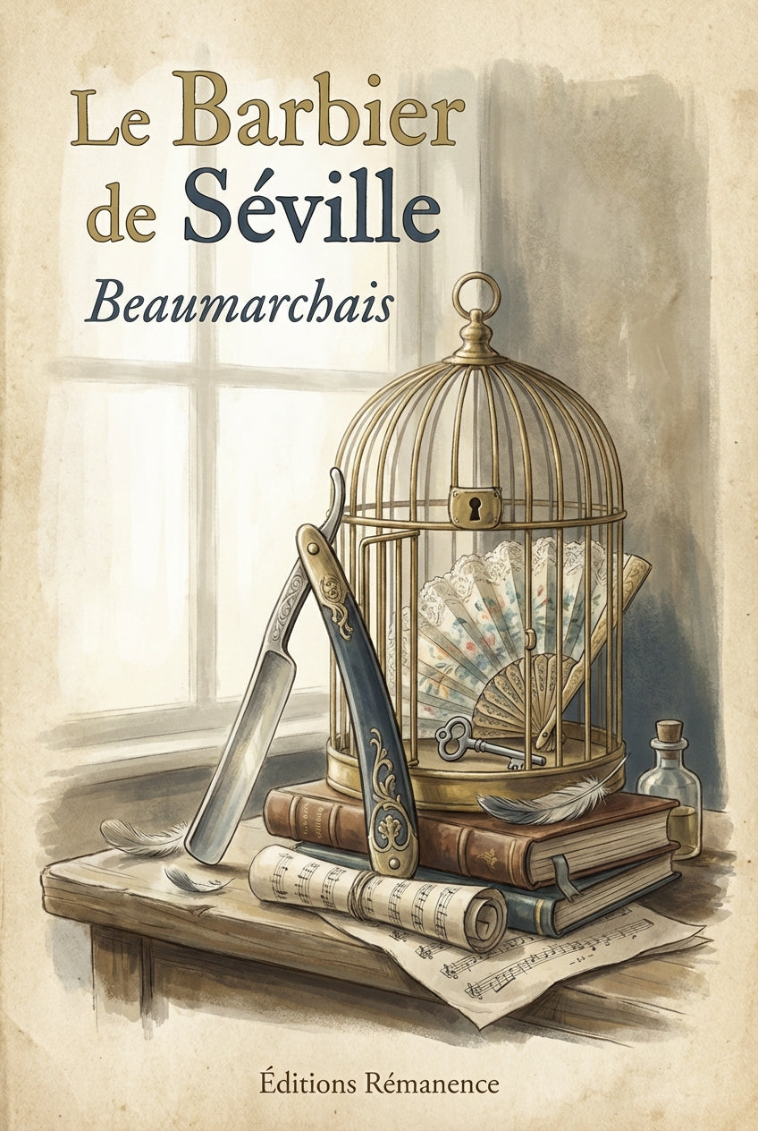 Couverture du livre Le Barbier de Séville de Beaumarchais