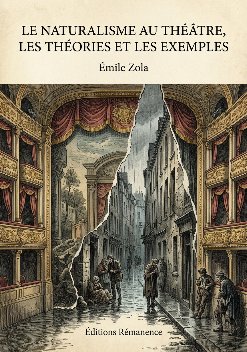 Le Naturalisme au théâtre, les théories et les exemples - Couverture