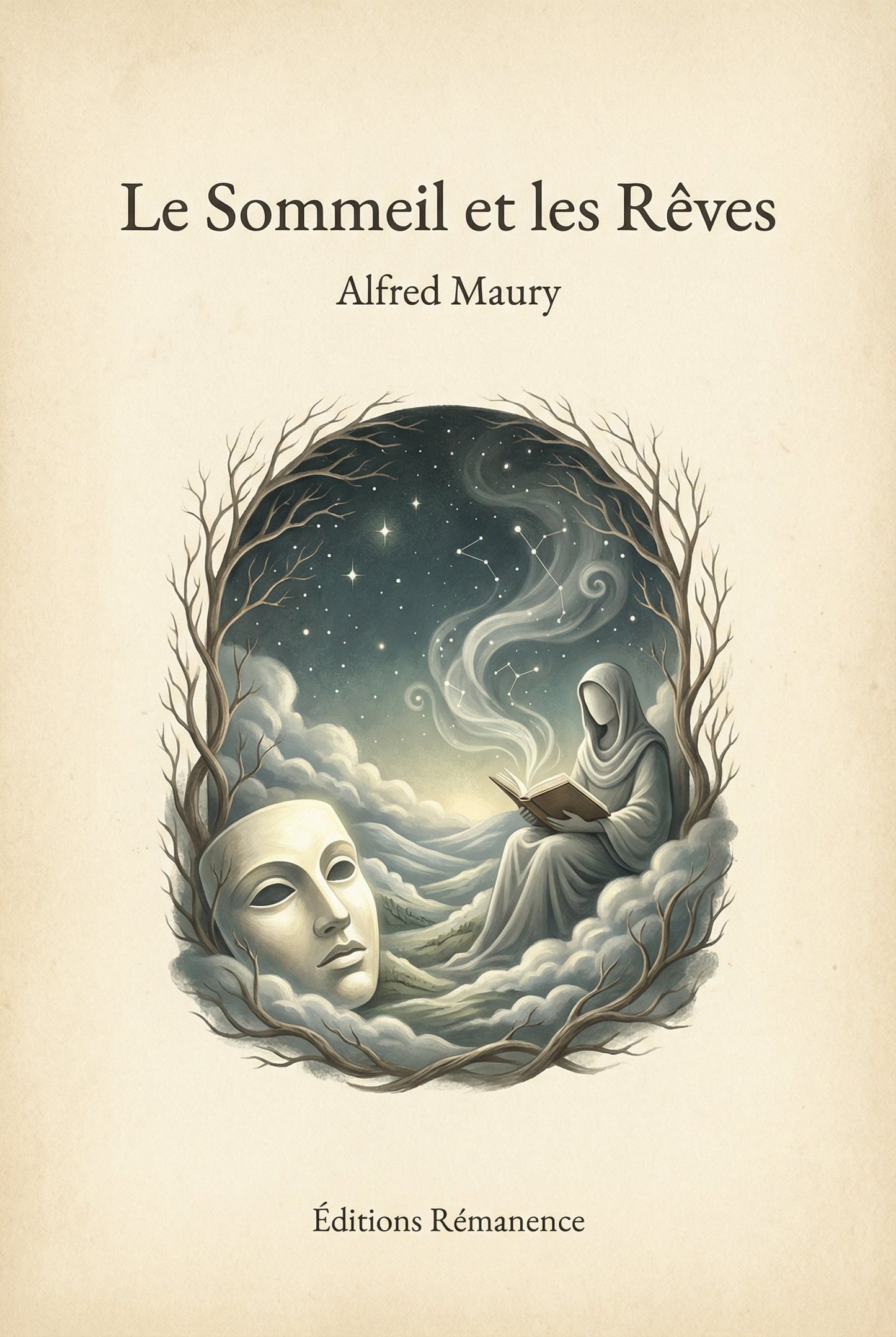 Livre ancien Le Sommeil et les Rêves d'Alfred Maury sur l'étude de l'inconscient