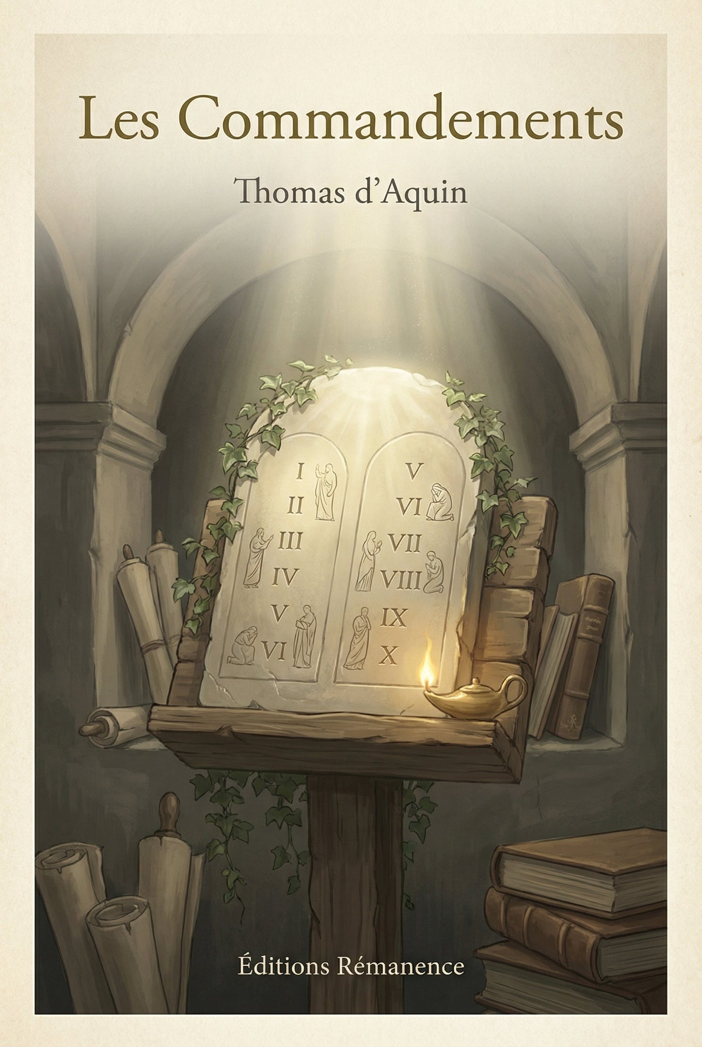 Couverture du livre Les Commandements par Thomas d'Aquin