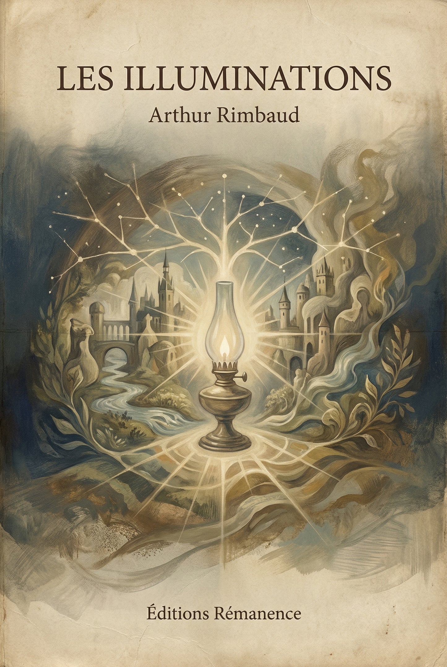 Édition reliée du recueil Les Illuminations d'Arthur Rimbaud