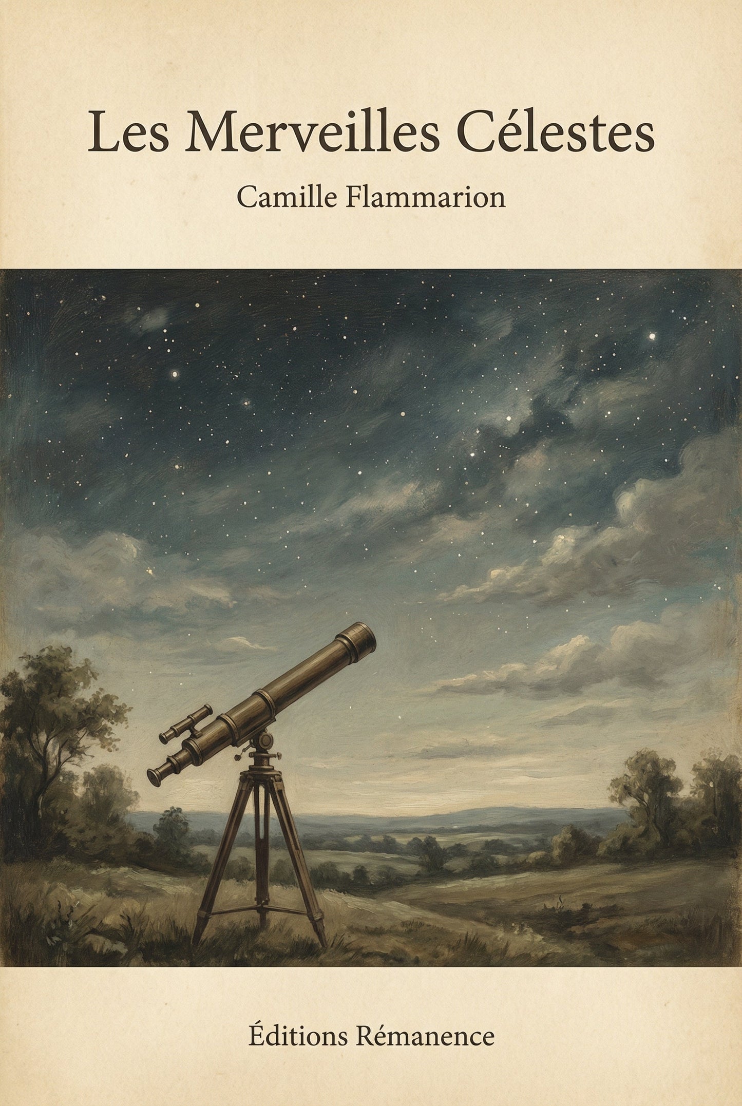 Couverture du livre Les Merveilles Célestes de Camille Flammarion, ouvrage classique d'astronomie