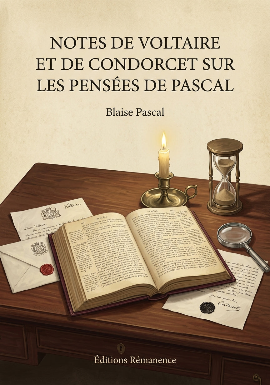 Notes de Voltaire et de Condorcet sur les pensées de Pascal - Couverture