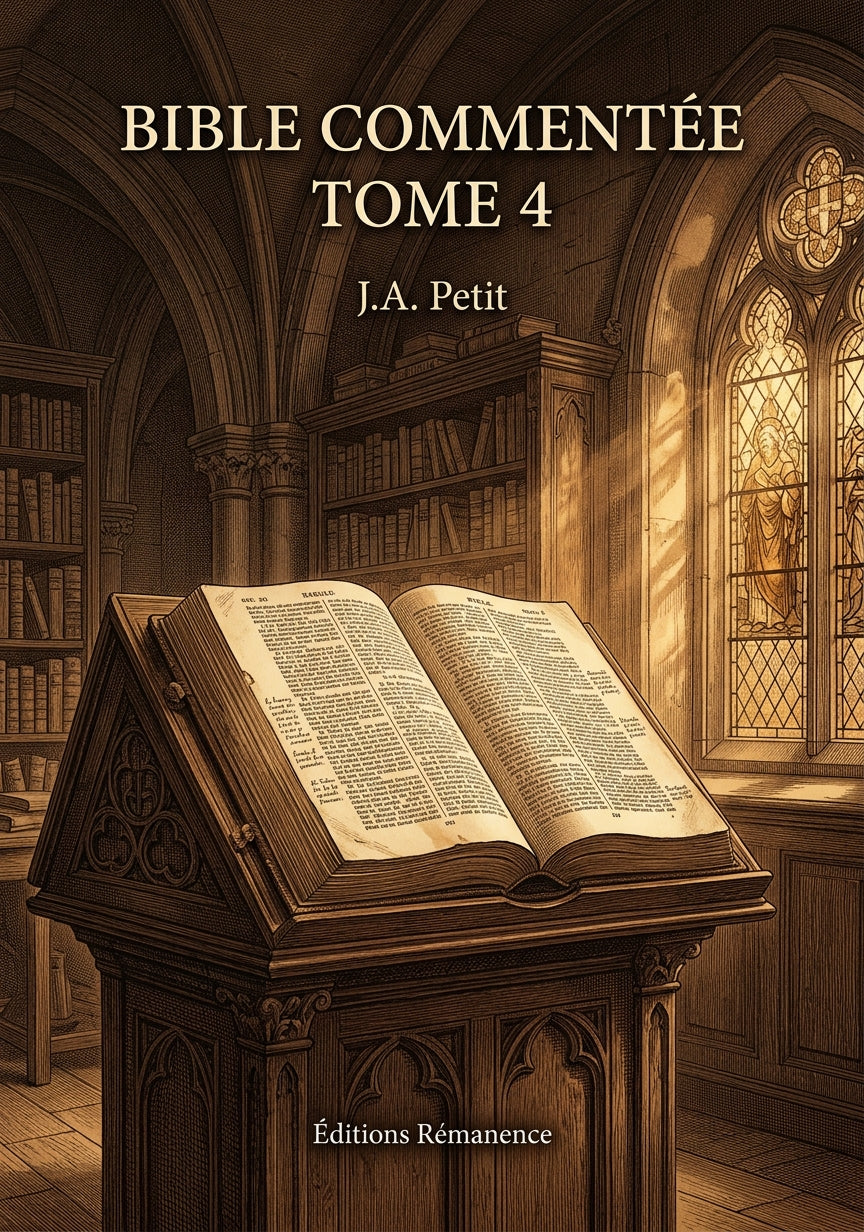 Bible commentée Tome 4 - J.A. Petit (Couverture)