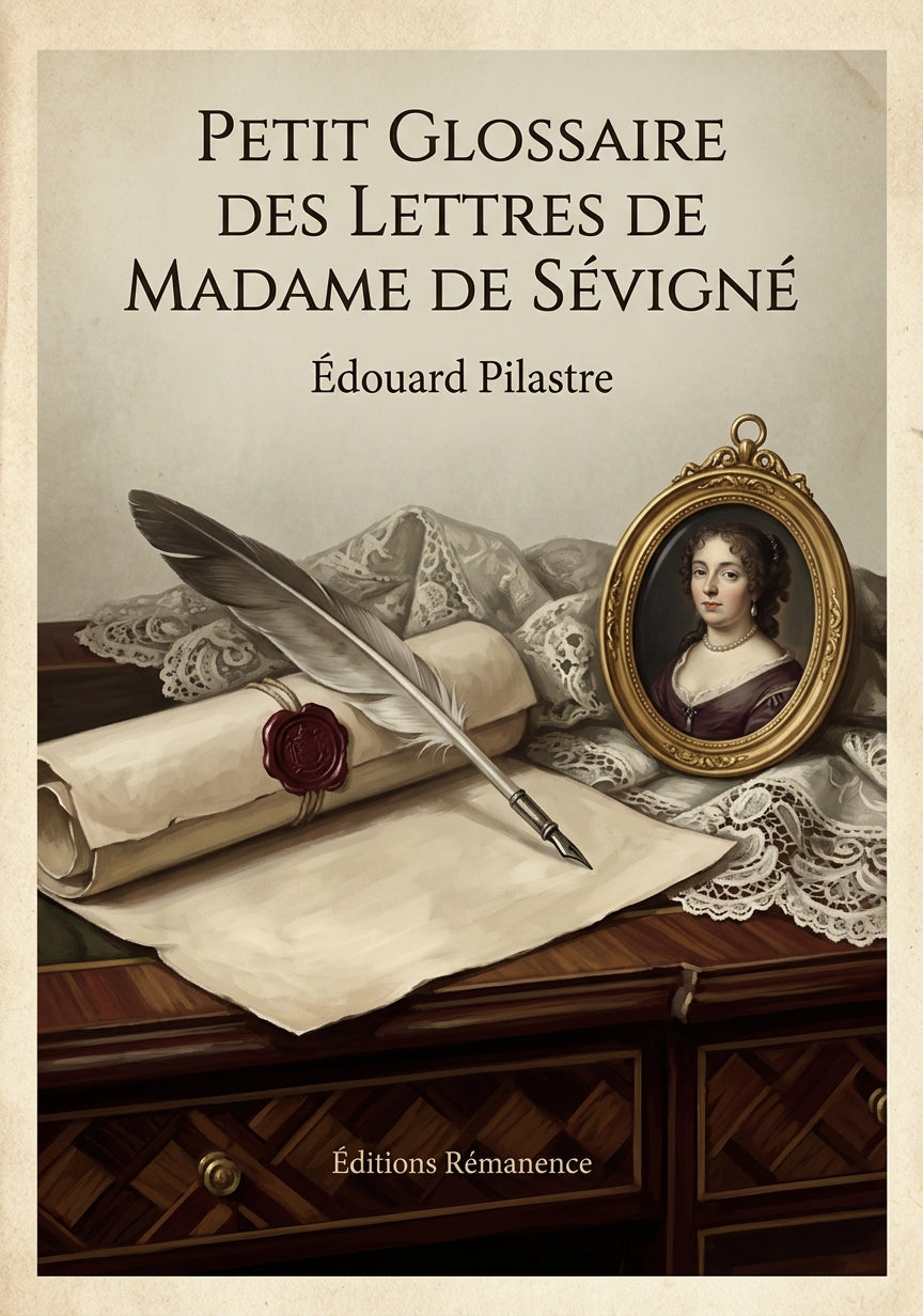 Petit Glossaire des lettres de Madame de Sévigné - Édouard Pilastre (Couverture)