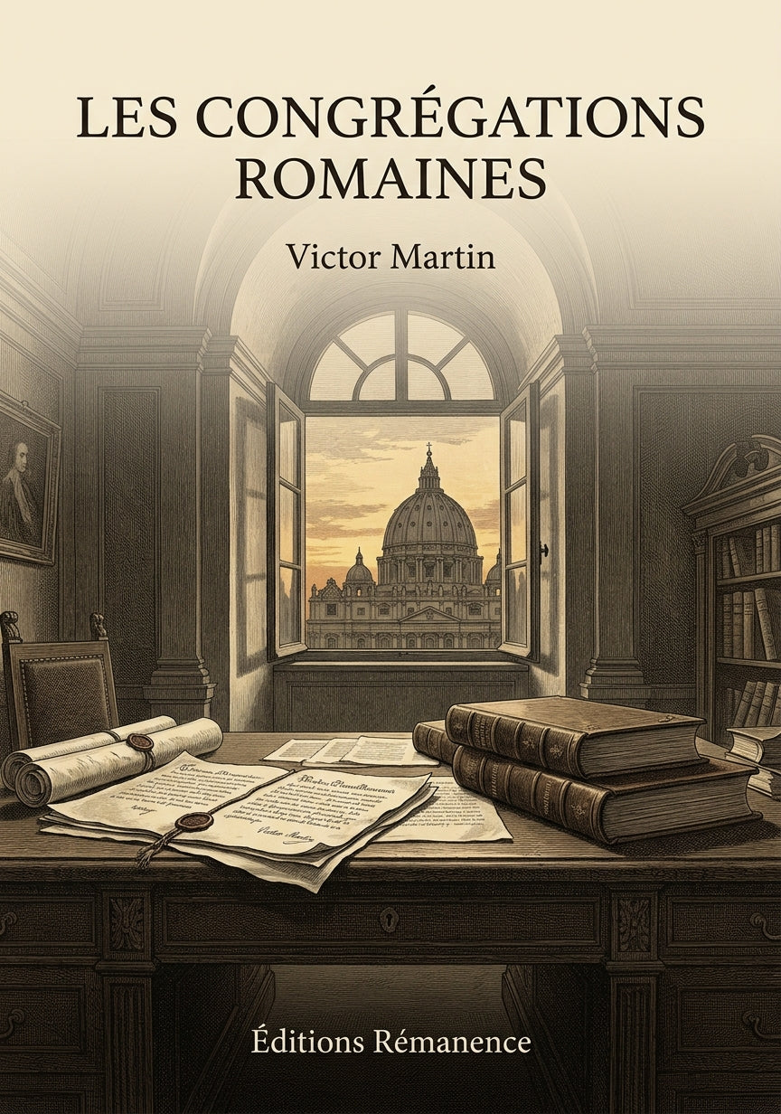 Les congrégations romaines - Victor Martin (Couverture)