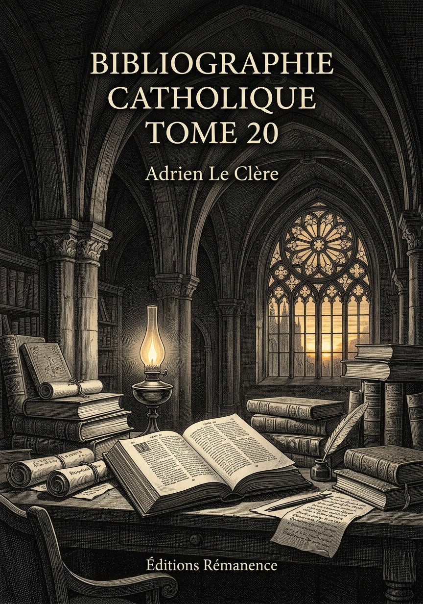 Bibliographie catholique Tome 20 - Adrien Le Clère (Couverture)