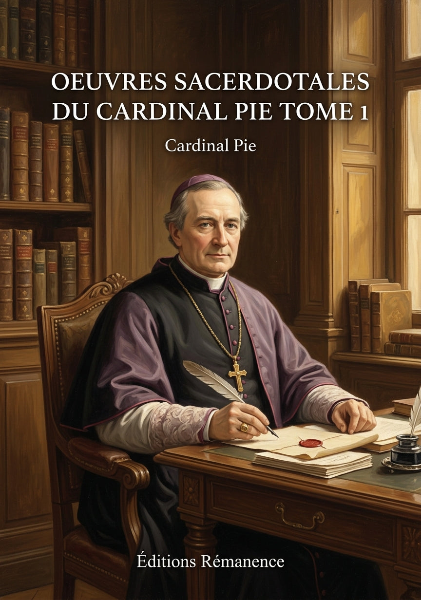 Oeuvres sacerdotales du Cardinal Pie Tome 1 - Cardinal Pie (Couverture)