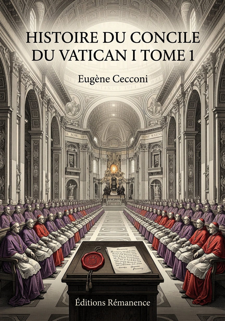 Histoire du concile du Vatican I Tome 1 - Eugène Cecconi (Couverture)